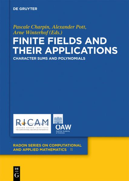 Produktbild: Finite Fields and Their Applications