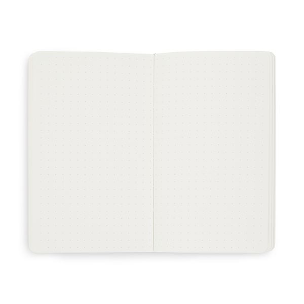 Notizbuch A6 Softcover Moss Green Punktiert, 128 Seiten