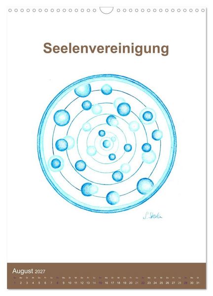 Produktbild: Delfinheilsymbole (Wandkalender 2027 DIN A3 hoch), CALVENDO Monatskalender