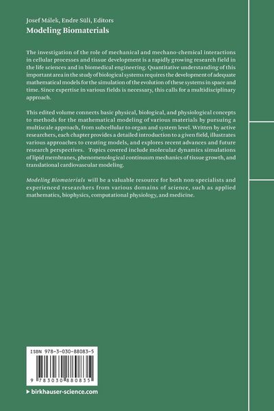 Produktbild: Modeling Biomaterials