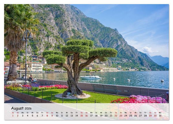 Produktbild: Limone sul Garda - Traumhaftes St&auml;dtchen am Gardasee (Tischkalender 2026 DIN A5 quer), CALVENDO Monatskalender
