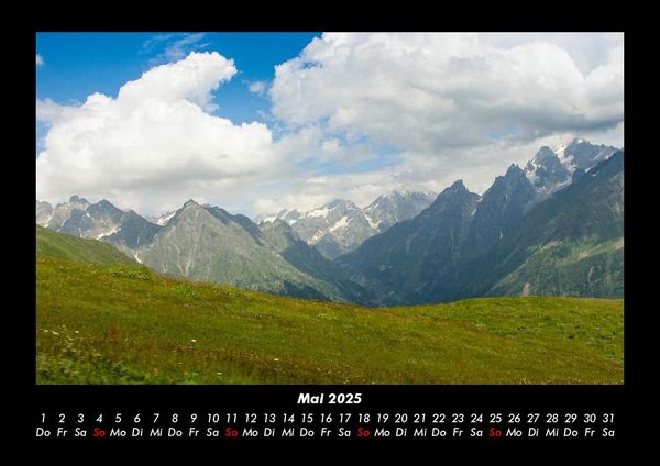 Produktbild: Berglandschaften 2025 Fotokalender DIN A3