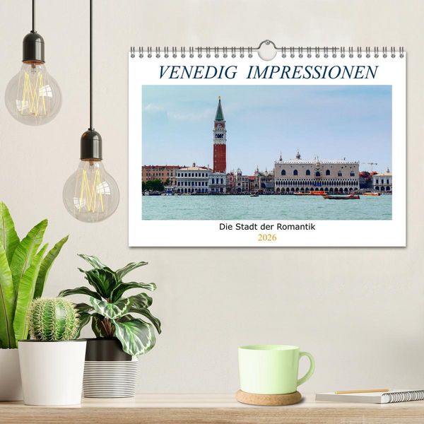 Produktbild: Venedig Impressionen (Wandkalender 2026 DIN A4 quer), CALVENDO Monatskalender