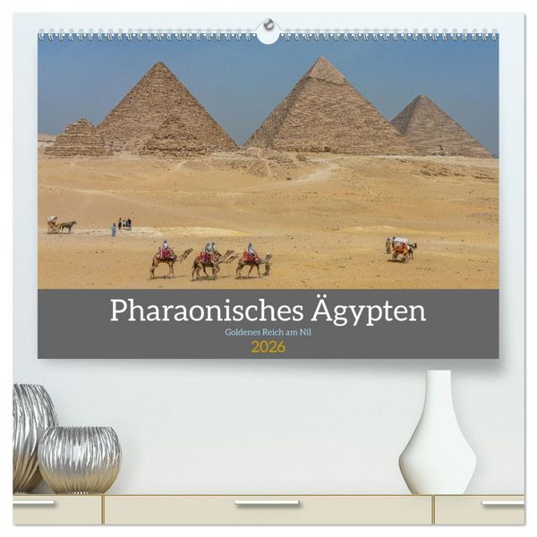 Produktbild: Pharaonisches &Auml;gypten (hochwertiger Premium Wandkalender 2026 DIN A2 quer), Kunstdruck in Hochglanz