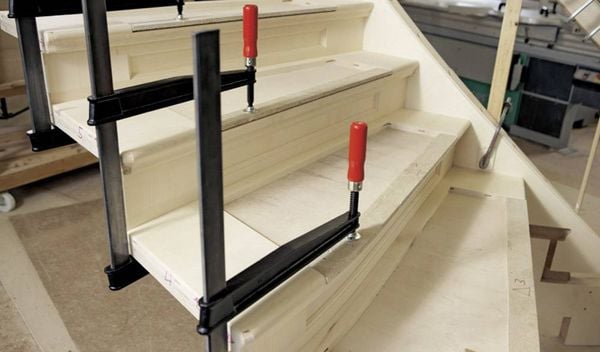 Produktbild: Tiefspannschraubzwinge TGNT Spann-W.400mm A.250mm Holzgriff 40x11mm BESSEY