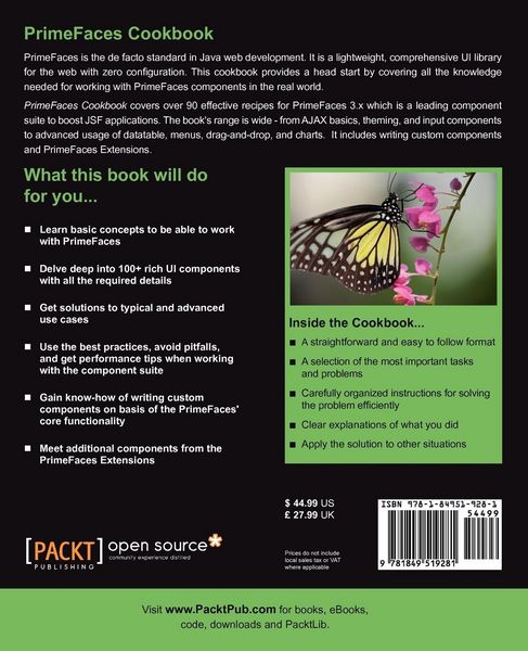 Produktbild: Primefaces Cookbook