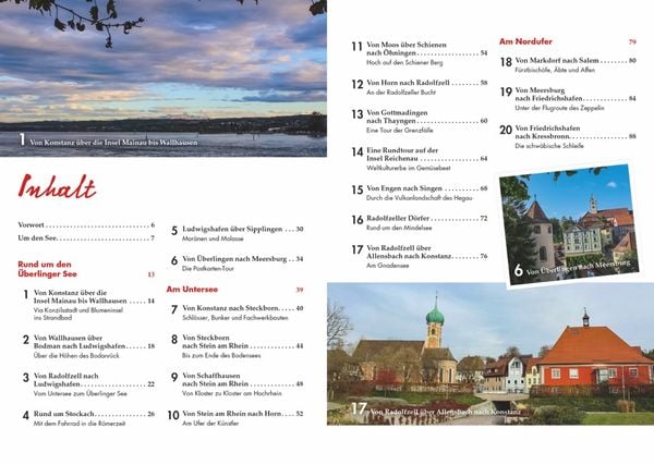 Produktbild: Radtouren f&uuml;r Langschl&auml;fer Bodensee