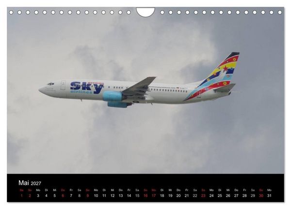 Produktbild: Deutsche Airlines (Wandkalender 2027 DIN A4 quer), CALVENDO Monatskalender