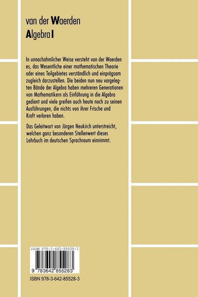 Produktbild: Algebra I