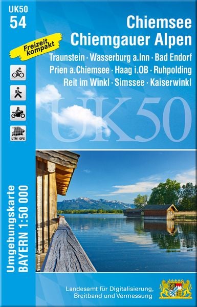 Produktbild: UK50-54 Chiemsee, Chiemgauer Alpen