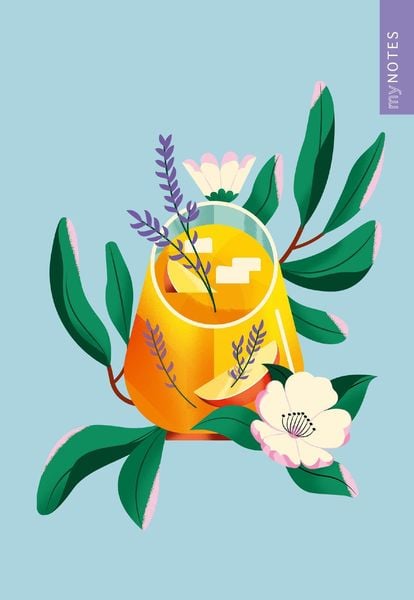 Produktbild: MyNOTES Papeterie: Notizheft Farben des Sommers &ndash; Limonade