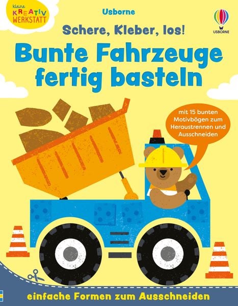 Produktbild: Kleine Kreativ-Werkstatt: Schere, Kleber, los! Bunte Fahrzeuge fertig basteln