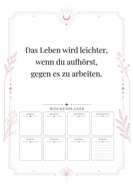Produktbild: Plane sanft - lebe bewusst: Dein Wochenplaner f&uuml;r Klarheit, Focus und innere Balance