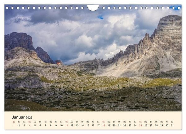 Produktbild: Sextner Dolomiten (Wandkalender 2026 DIN A4 quer), CALVENDO Monatskalender