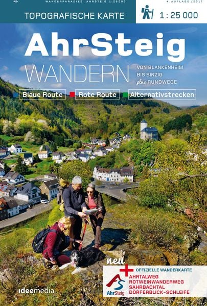 AhrSteig Wandern - Topografische Wanderkarte 1 : 25 000, Sonstige von , Idee-Media, 9783942779197