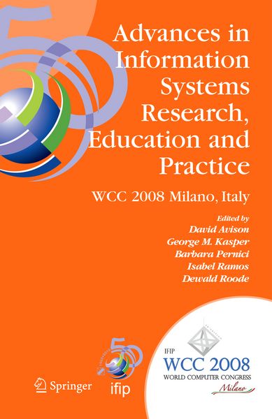 Produktbild: Advances in Information Systems Research, Education and Practice