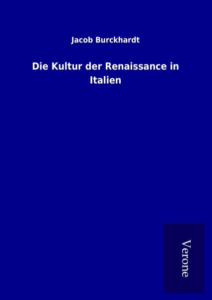 Produktbild: Die Kultur der Renaissance in Italien