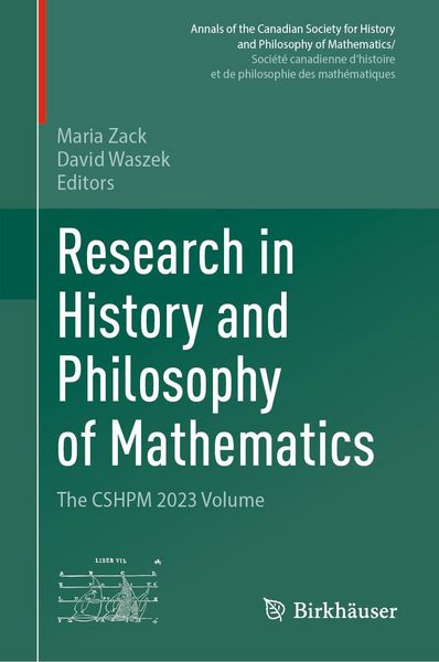 Produktbild: Research in History and Philosophy of Mathematics