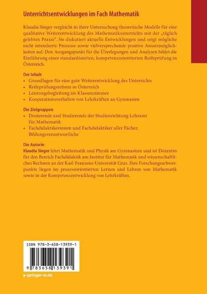 Produktbild: Unterrichtsentwicklungen im Fach Mathematik