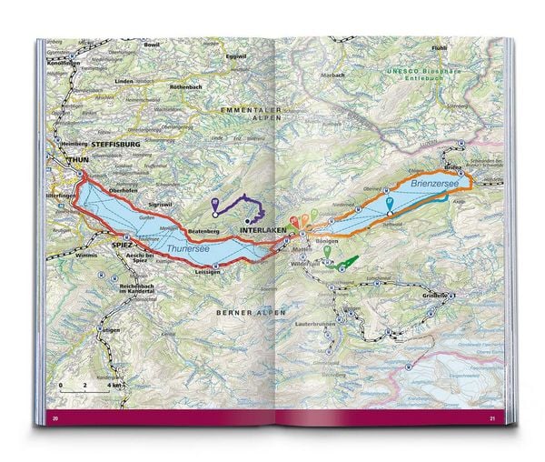 Produktbild: KOMPASS N&auml;chster Halt Alpen &ndash; mit der Bahn zum Wandern und Biken in 50 Bergorte