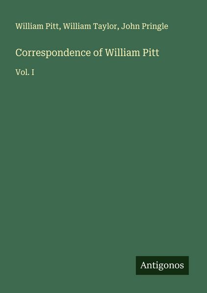 Produktbild: Correspondence of William Pitt