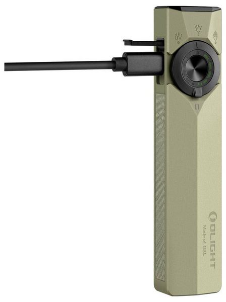 Produktbild: OLight ArkPro Ultra Class 1 (Olive Green) CW ArkPro Ultra Class 1 (Olive Green) CW LED Taschenlampe mit UV-Licht, Gr&uuml;ner Laser