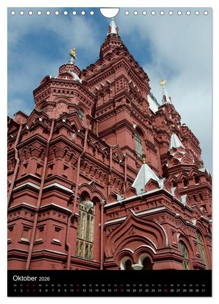 Produktbild: Moskau - Moscow - Ein Stadtportr&auml;t (Wandkalender 2026 DIN A4 hoch), CALVENDO Monatskalender