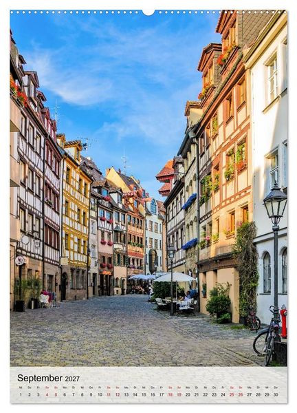 Produktbild: N&uuml;rnberg in Hochformat (Wandkalender 2027 DIN A2 hoch), CALVENDO Monatskalender