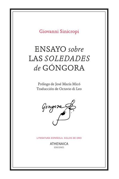 Produktbild: Ensayo sobre las Soledades de G&oacute;ngora