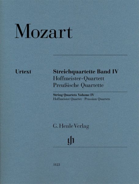Produktbild: Wolfgang Amadeus Mozart - Streichquartette, Band IV