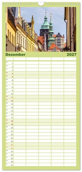 Produktbild: Familienplaner 2027 - Unterwegs in Pirna mit 5 Spalten (Wandkalender, 21 x 45 cm) CALVENDO