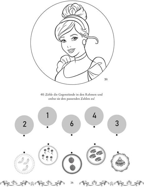 Produktbild: Disney Prinzessin: 365 Tage Mal- und R&auml;tselspa&szlig;
