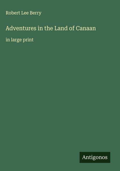 Produktbild: Adventures in the Land of Canaan
