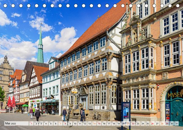 Produktbild: Hameln Stadtansichten (Tischkalender 2022 DIN A5 quer)