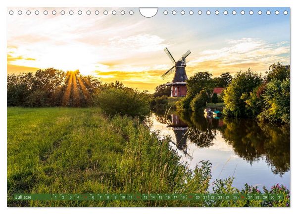 Produktbild: Bezauberndes Ostfriesland (Wandkalender 2026 DIN A4 quer), CALVENDO Monatskalender