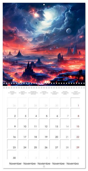 Produktbild: DISTANT WORLDS Explore the universe (Wall Calendar 2026 12 &times; 12 Inch) CALVENDO 12 Month Wall Calendar