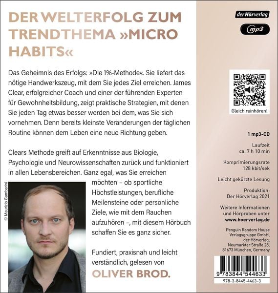 Produktbild: Die 1%-Methode – Minimale Veränderung, maximale Wirkung
