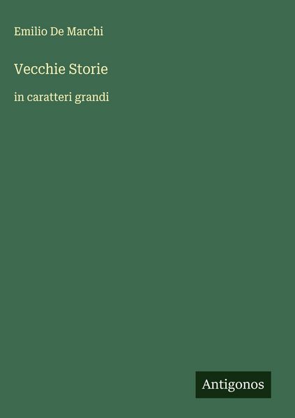 Produktbild: Vecchie Storie