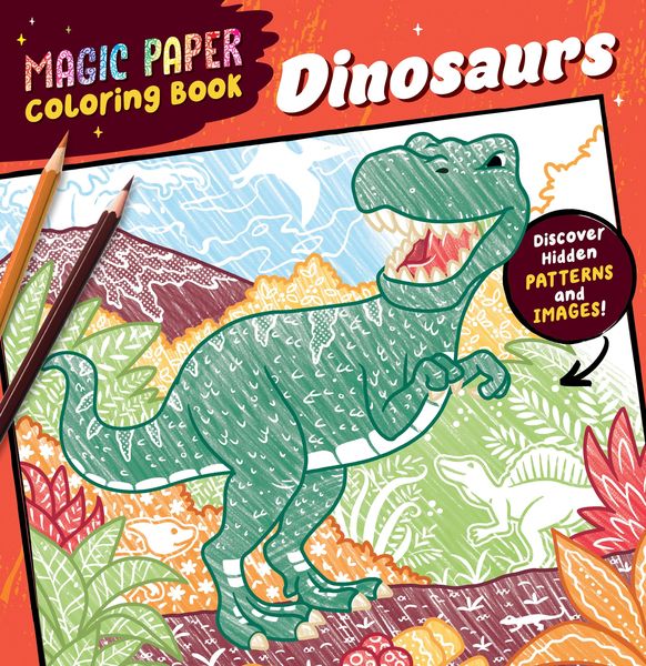 Produktbild: Magic Paper Coloring Book: Dinosaurs