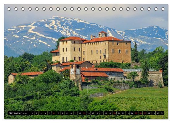Produktbild: Piemont (Tischkalender 2026 DIN A5 quer), CALVENDO Monatskalender