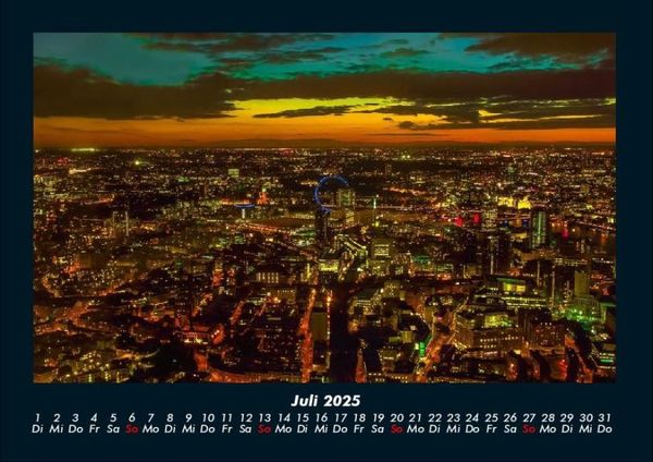 Produktbild: London 2025 Fotokalender DIN A4