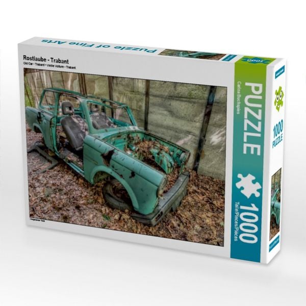 Produktbild: CALVENDO Puzzle Rostlaube - Trabant | 1000 Teile Lege-Gr&ouml;&szlig;e 64x48cm Foto-Puzzle f&uuml;r gl&uuml;ckliche Stunden