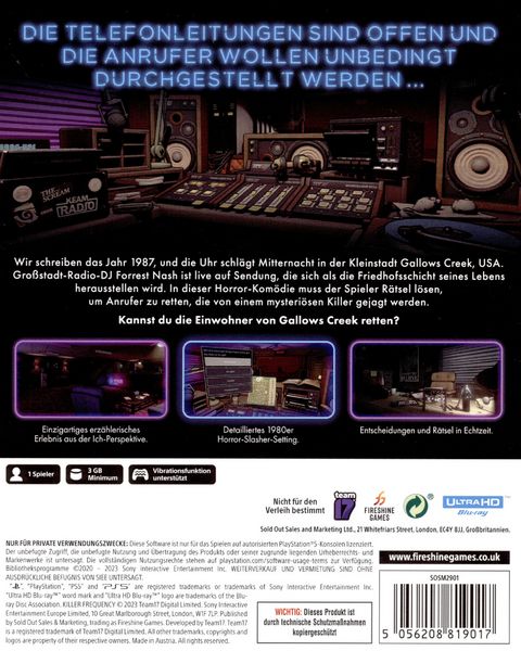 Produktbild: Killer Frequency