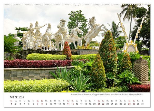 Produktbild: Impressionen einer Reise durch Bali (Wandkalender 2026 DIN A2 quer), CALVENDO Monatskalender