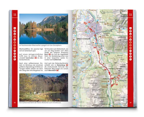 Produktbild: KOMPASS Wanderf&uuml;hrer Allg&auml;u, Allg&auml;uer Alpen, 60 Touren mit Extra-Tourenkarte
