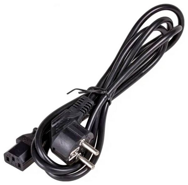 Produktbild: Akyga Strom Anschlusskabel [1x Schutzkontakt-Stecker - 1x Kaltger&auml;te-Buchse C13] 1.5m Schwarz