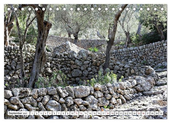 Produktbild: Mallorca GR 221. Weitwandern durch die Serra de Tramuntana (Tischkalender 2027 DIN A5 quer), CALVENDO Monatskalender