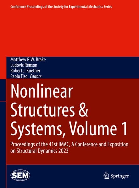 Produktbild: Nonlinear Structures & Systems, Volume 1