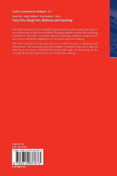 Produktbild: Fuzzy Sets, Rough Sets, Multisets and Clustering