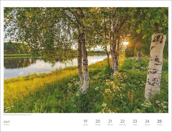 Produktbild: Zauber des Nordens Gro&szlig;er Wochenkalender 2027 - Jede Woche ein neues Bild